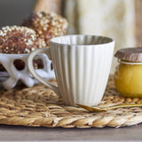 Latina Stoneware Cups 220ml Set of 6 - Beige