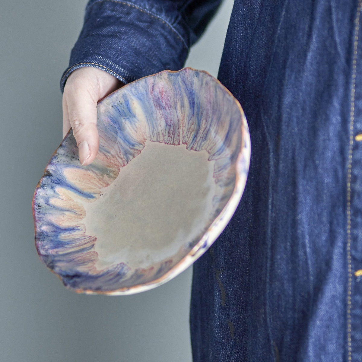 Amalia Stoneware Bowl 18.5cm - Blue