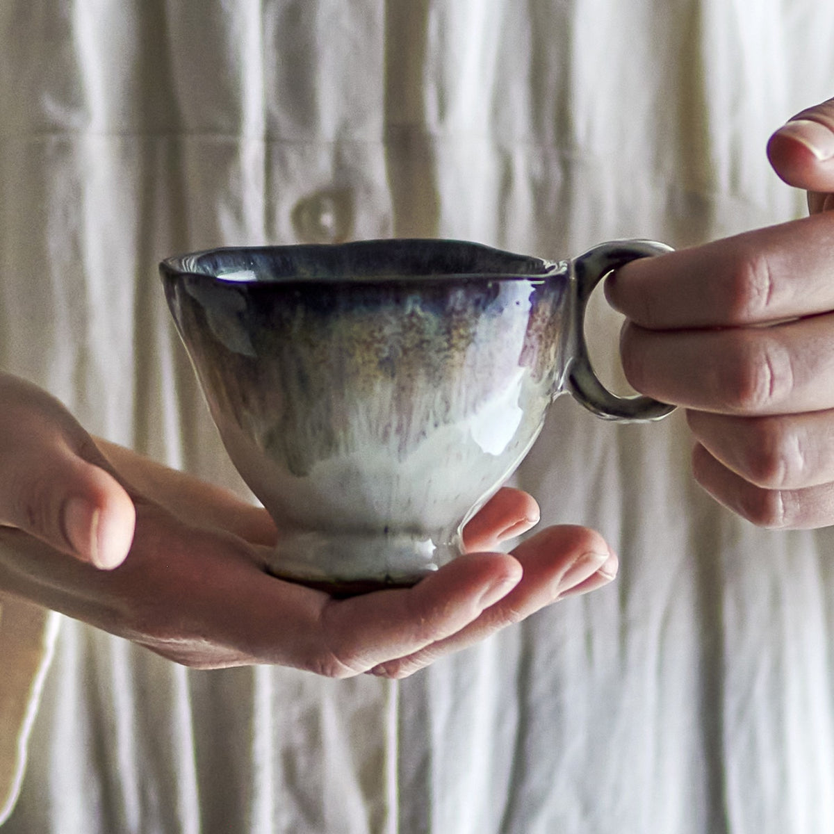 Imogen Stoneware Cup 175ml - Multi
