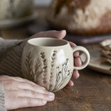 Bea Crackle Stoneware Cups 250ml Set of 4 - Cream