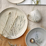 Bea Stoneware Dinner Plates Set of 4 - Cream