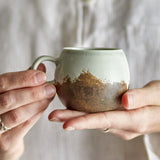 Paula Crackle Stoneware Espresso Cup 140ml - White