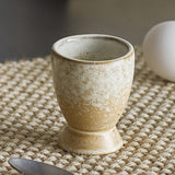 Paula Speckled Stoneware Egg Cup - Beige