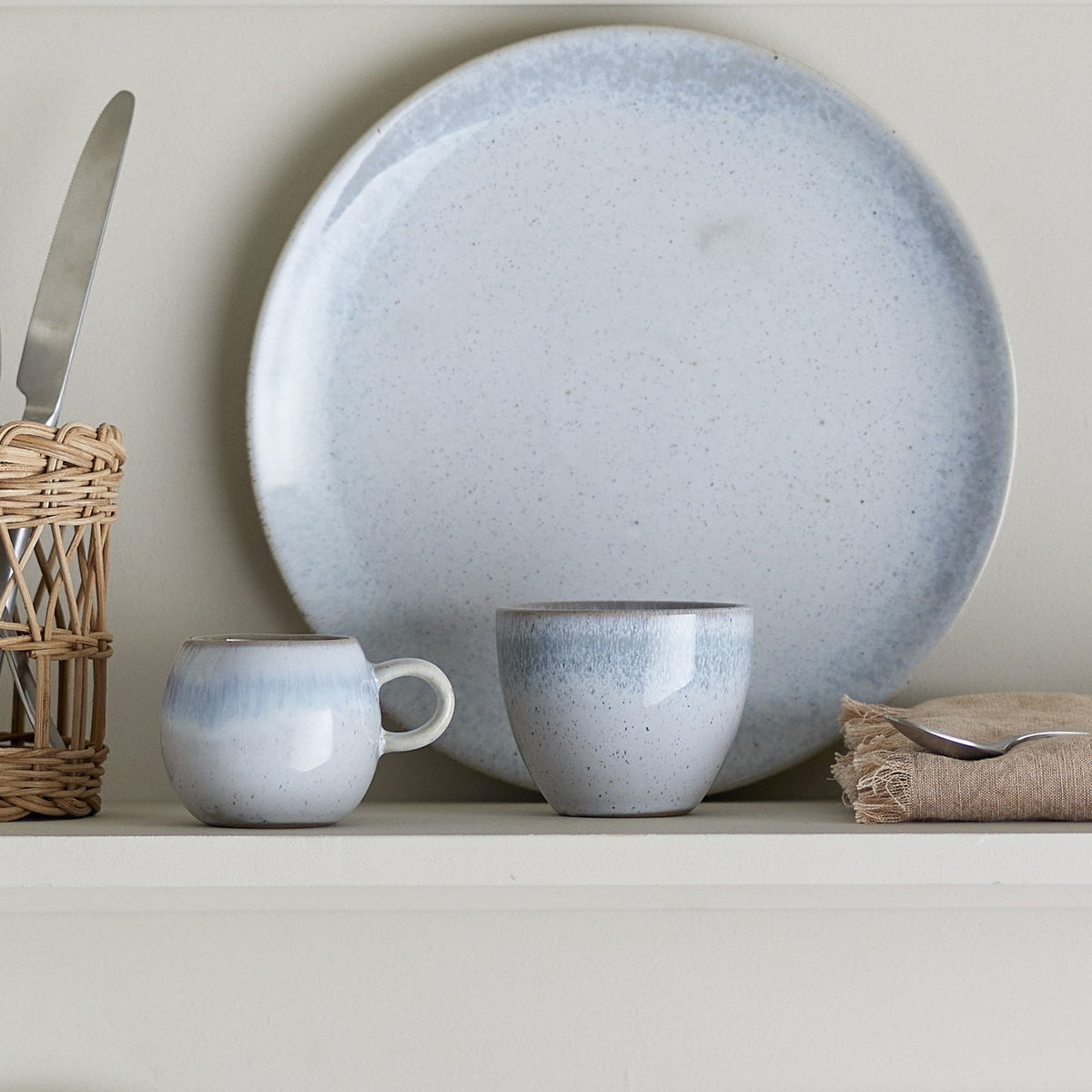 Paula Stoneware Dinner Plate - Blue