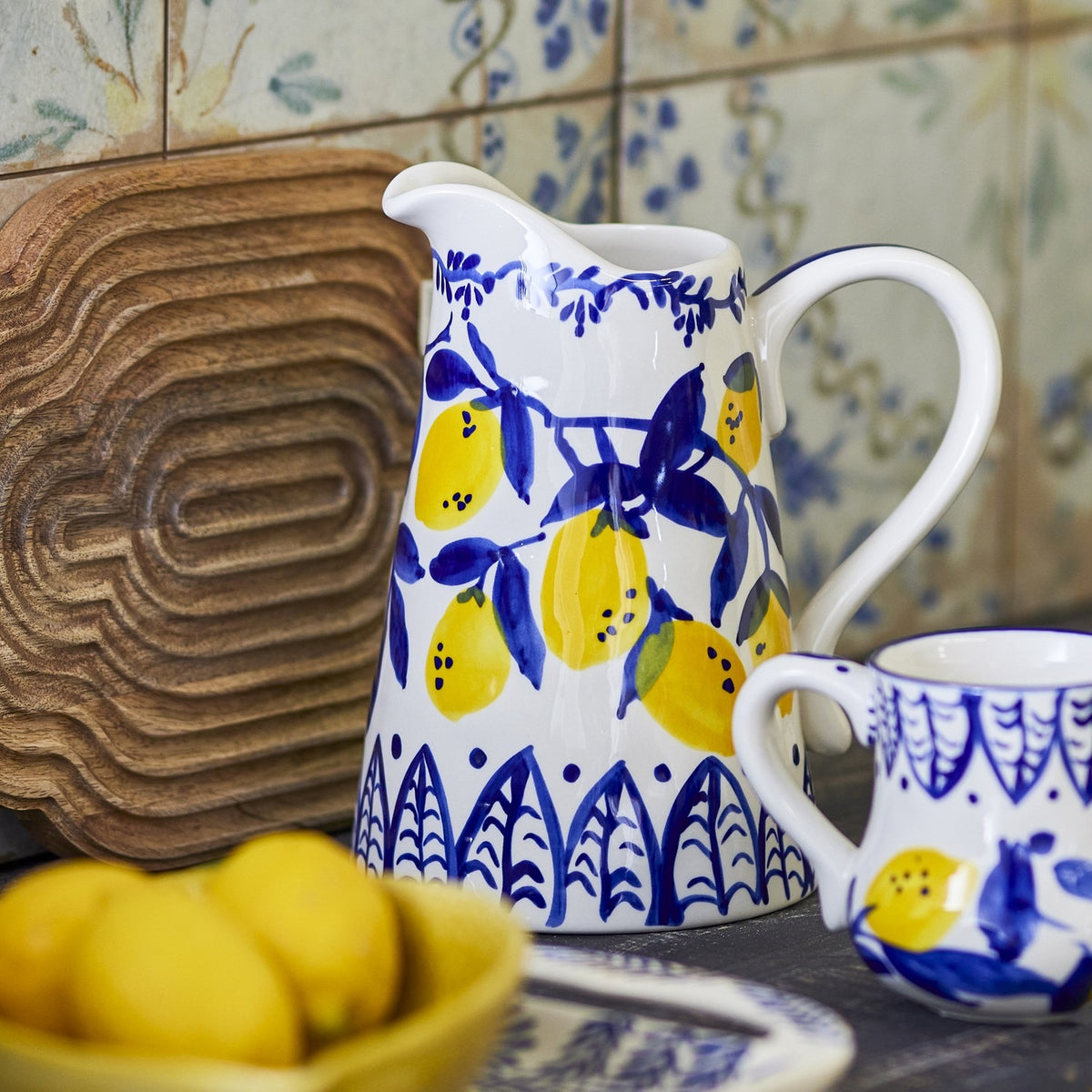 Maxima Stoneware Jug 1465ml - Multi
