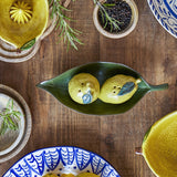 Limone Lemon Stoneware Salt & Pepper Shakers Set of 3 - Yellow