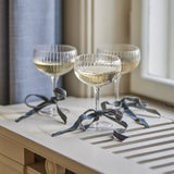 Astrid Champagne Glasses Set of 6 - Clear
