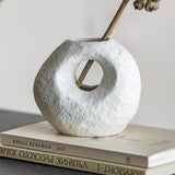 Caia Stoneware Vase 9.5cm - White