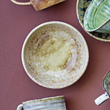 Milani Crackle Stoneware Bowl 14.5cm - Beige