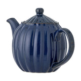 Latina Round Stoneware Teapot 1085ml - Blue