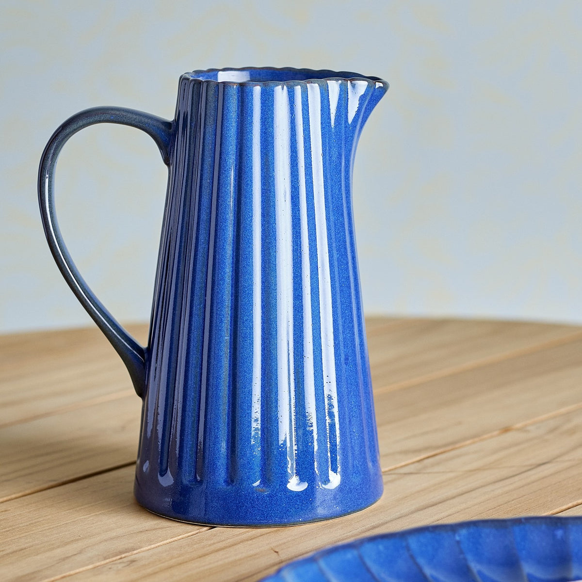 Latina Stoneware Jug 1200ml - Blue