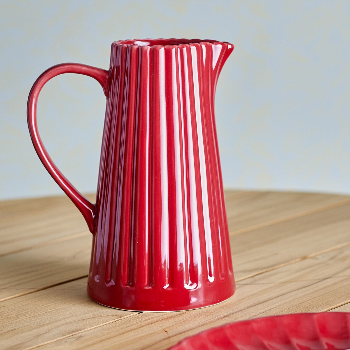 Latina Stoneware Jug 1200ml - Red
