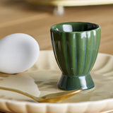 Latina Stoneware Egg Cup - Green
