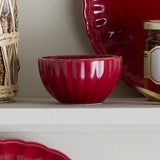 Latina Stoneware Bowl 9cm - Red