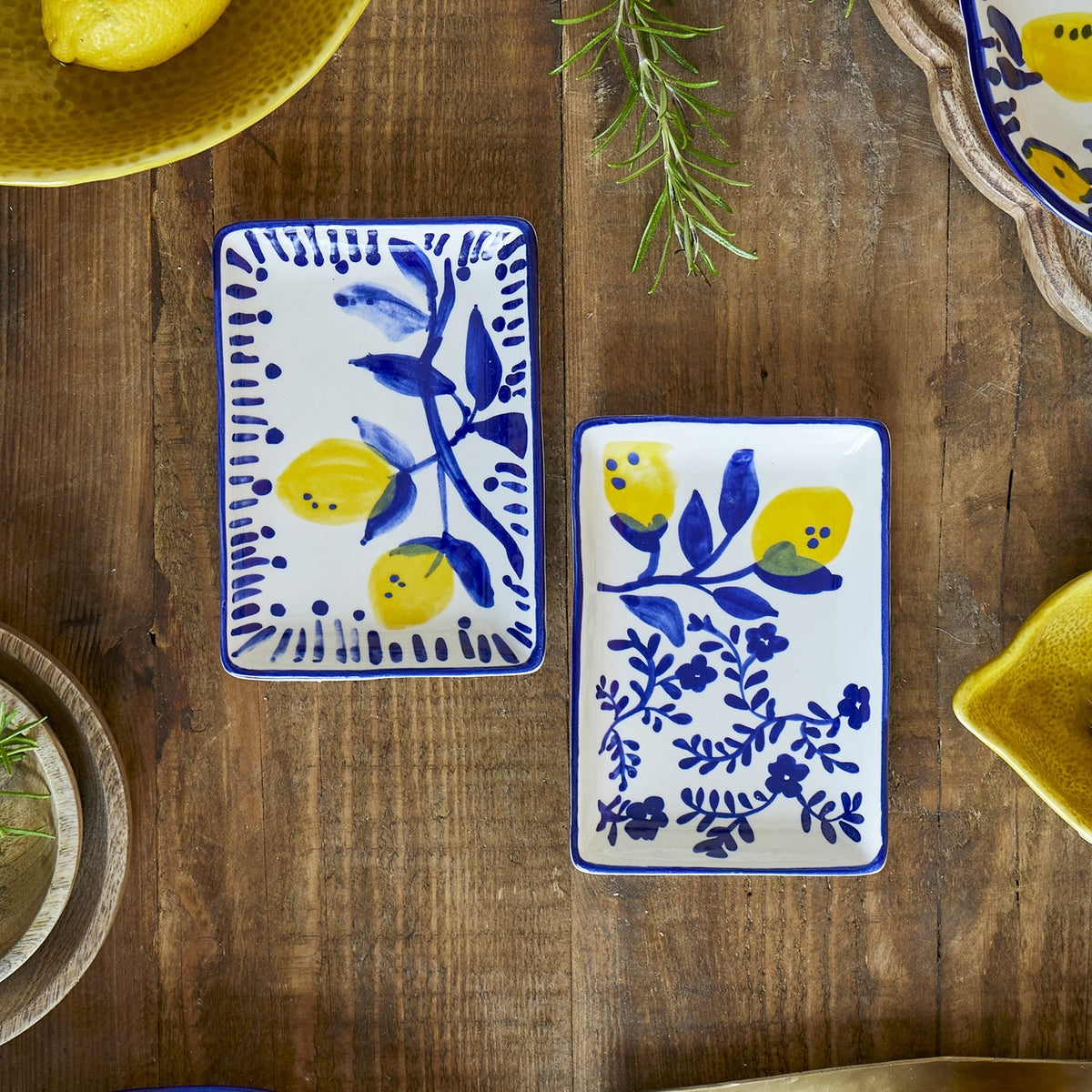 Maxima Stoneware Plates Set of 2 - Blue