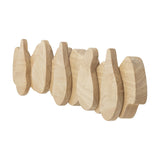 Ross Pear Wooden Coat Rack - Beige