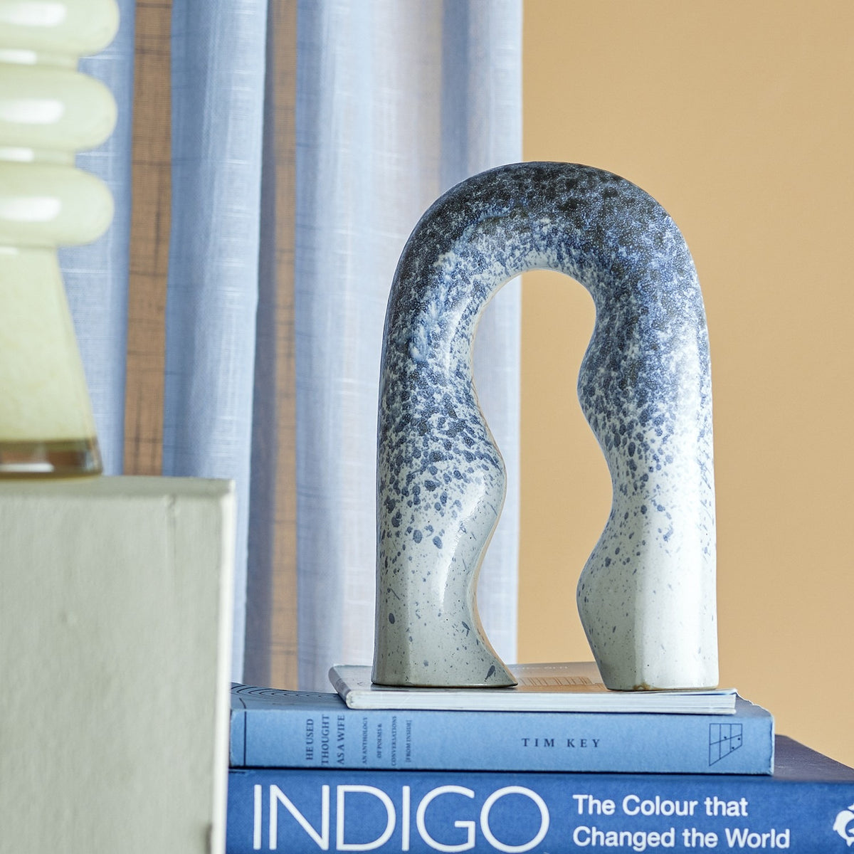 Gate Stoneware Ornament - Blue
