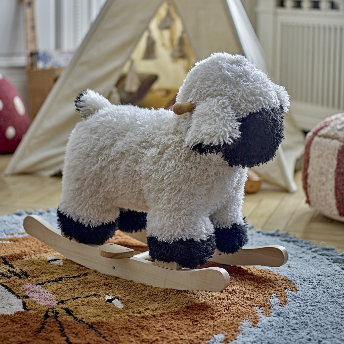 Dolly Rocking Sheep - White