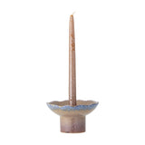 Cloe Stoneware Candle Holder 8cm - Multi