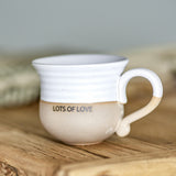 Claire Stoneware Cup 450ml - White