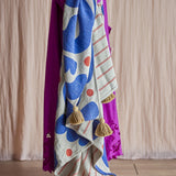 Eviaya Dotted Cotton Throw - Multi