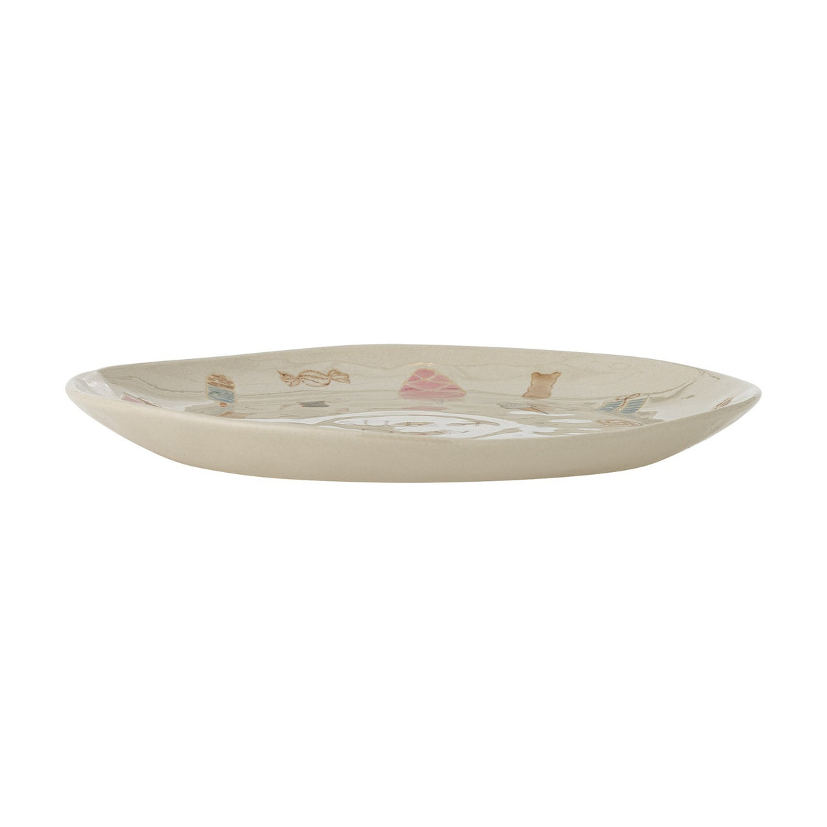 Sweets Stoneware Side Plate - Cream