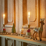 Dasher Resin Christmas Decoration - Multi