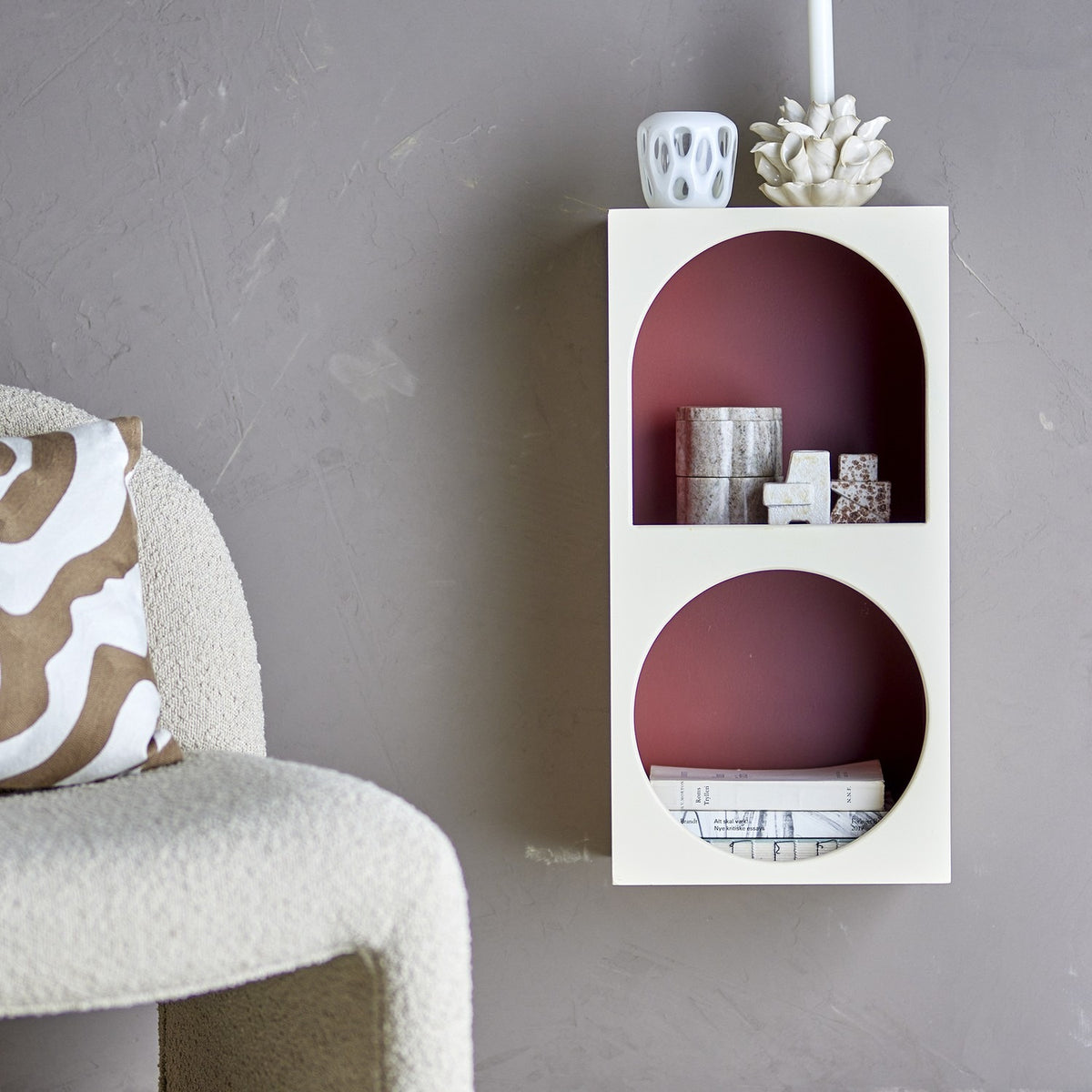 Graphia Bookcase - Cream