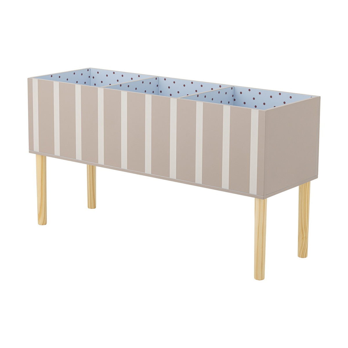 Salam Striped Kids Bookshelf - Brown