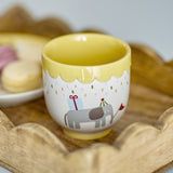 Celebrate Stoneware Cup 150ml - Yellow