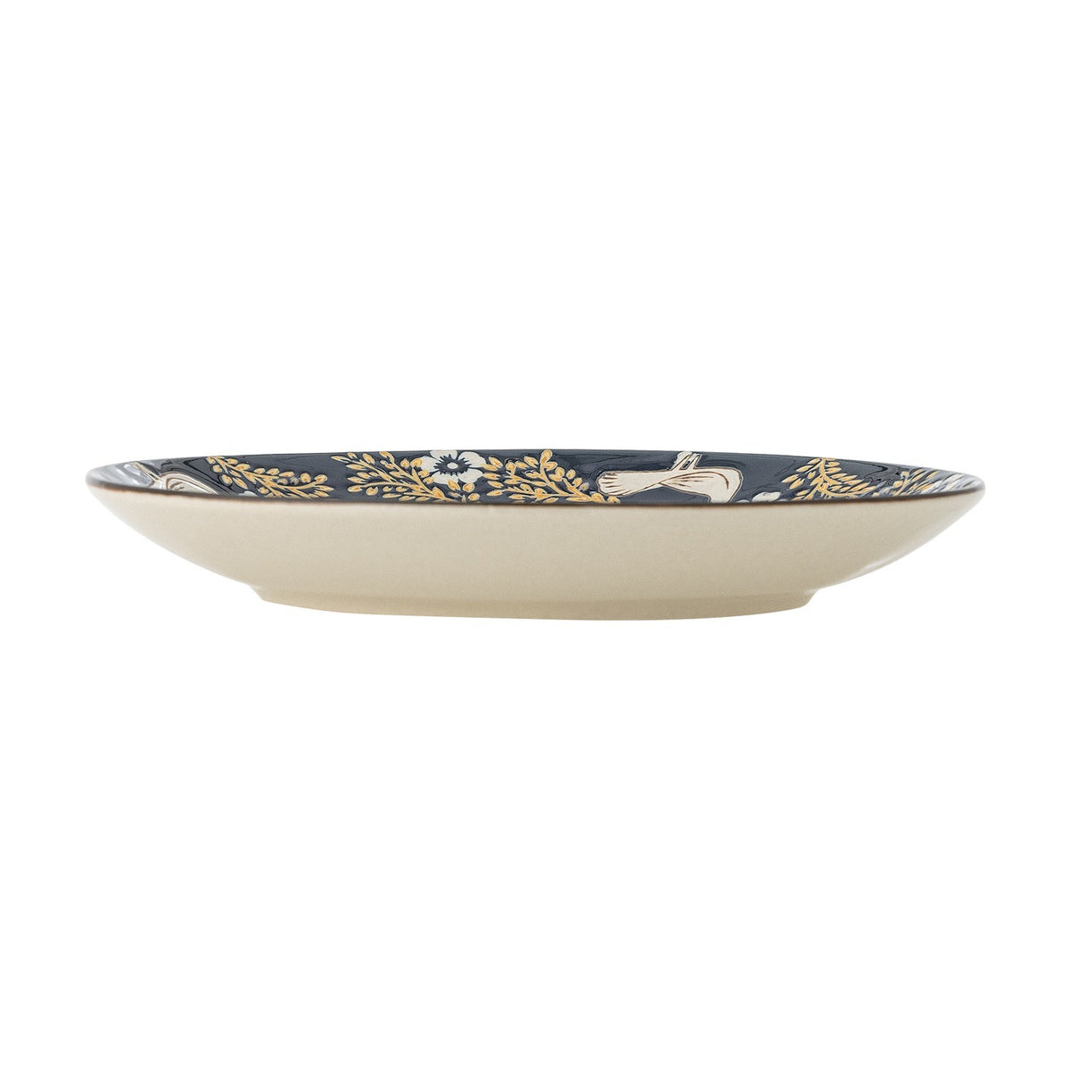 Hezha Stoneware Plate - Blue
