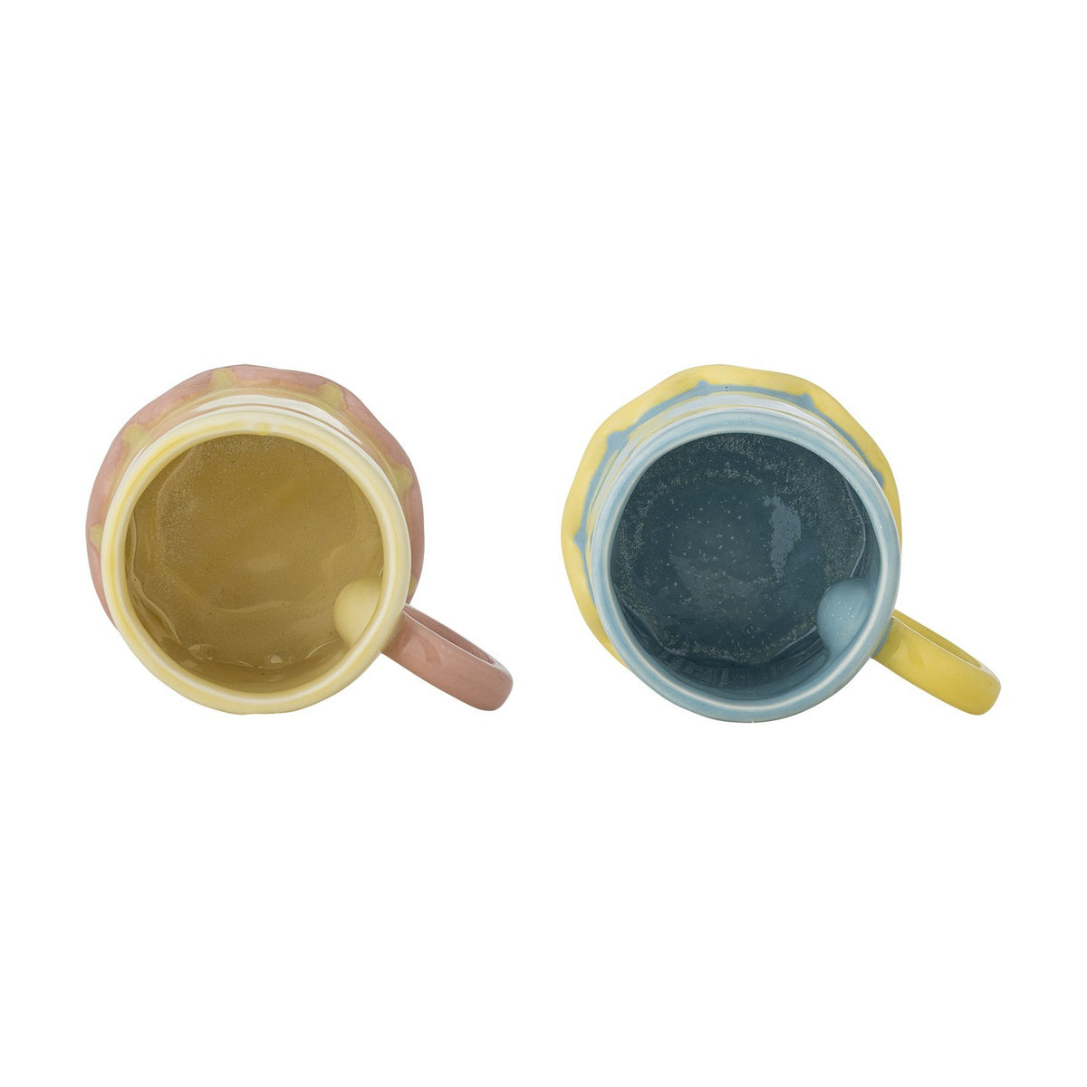 Polly Stoneware Mugs 350ml Set of 2 - Multi