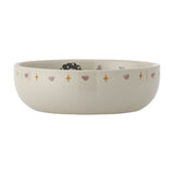 Mary Stoneware Christmas Bowls 16cm Set of 4 - Cream