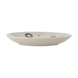 Mary Stoneware Christmas Plates Set of 4 - Cream