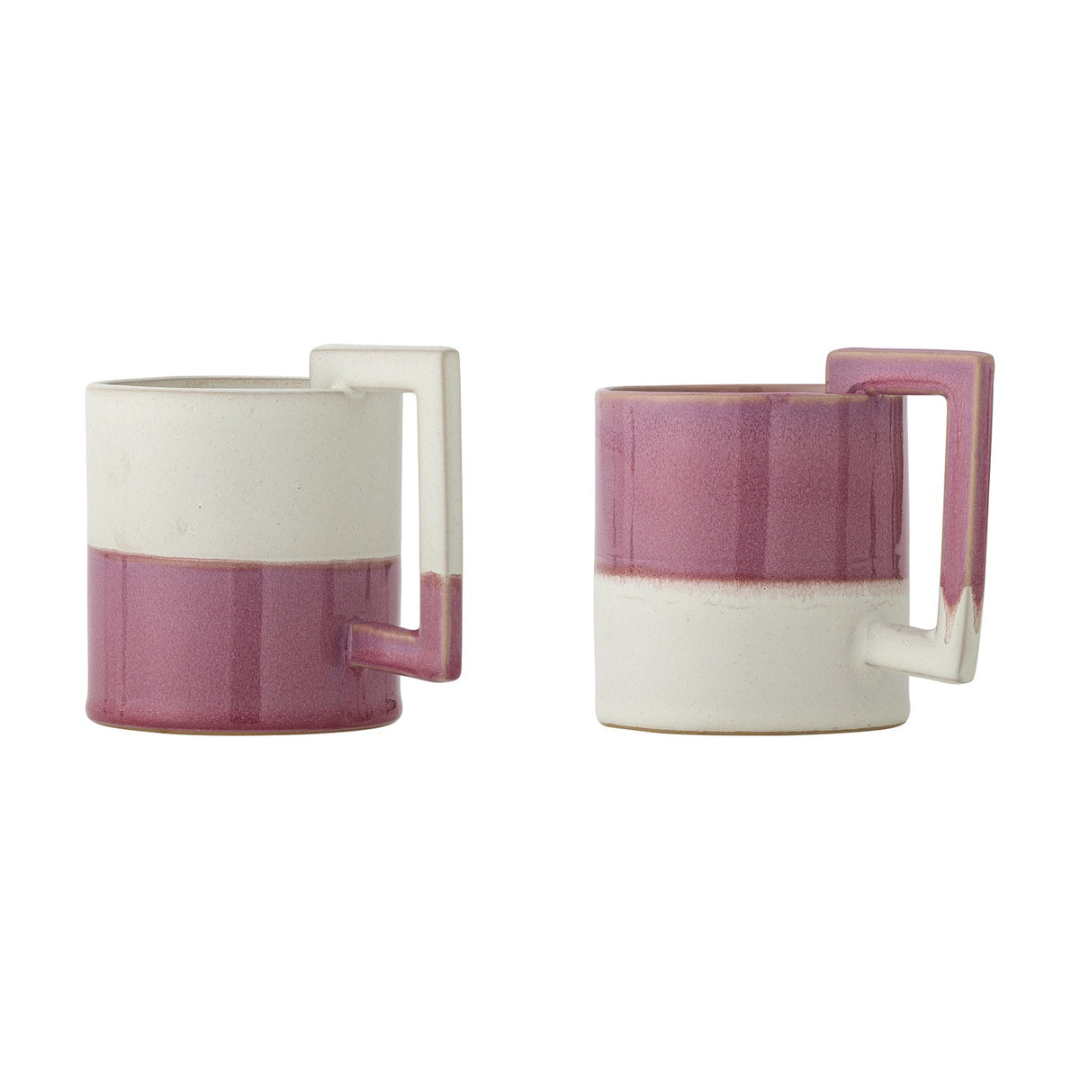 Ranya Stoneware Mugs 375ml Set of 2 - Pink