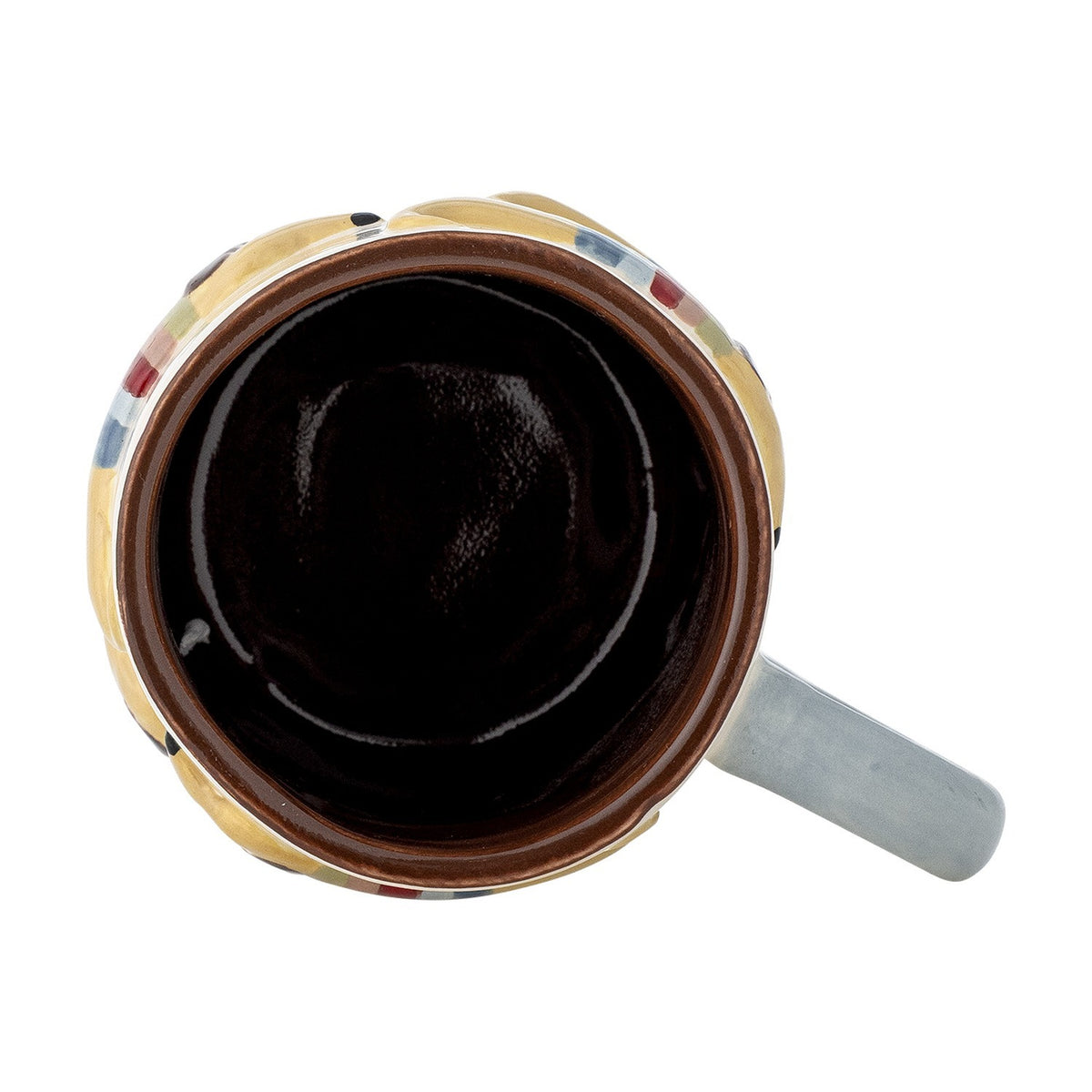 Charlie Striped Stoneware Cup 170ml - Multi