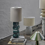 Brady Stoneware Table Lamp - Green