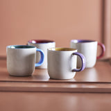 Vista Stoneware Mugs 185ml Set of 4 - Multi