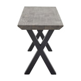 Maldon Wooden Bench - Brown