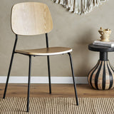 Monza Wooden Dining Chair - Beige
