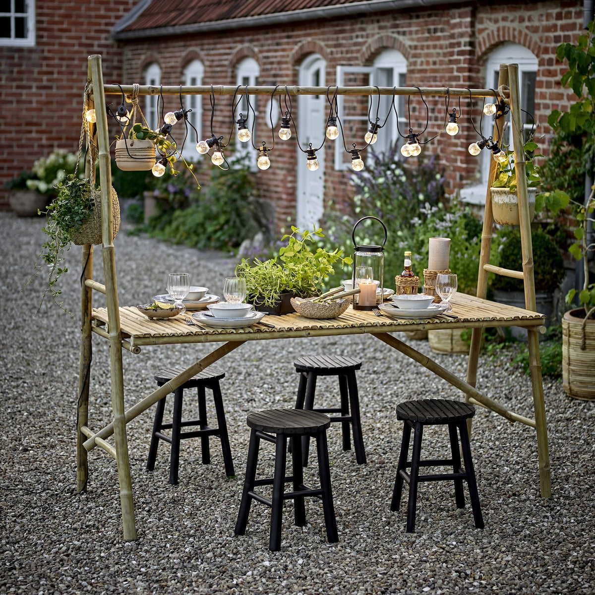 Malo Bamboo Garden Table - Natural