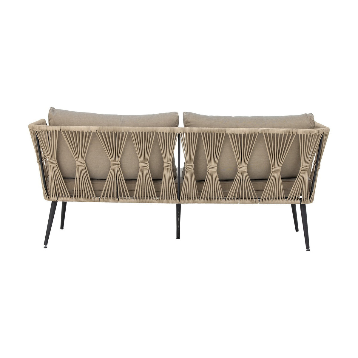 Pavone Fire-resistant Iron Garden Sofa - Beige