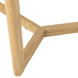Serrone Wooden Dining Table - Beige