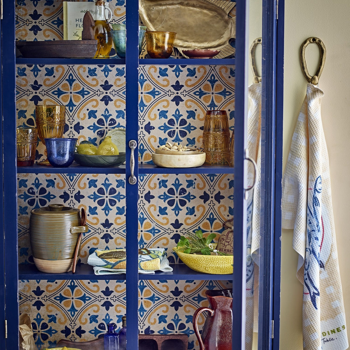 Hazem Wooden Cabinet 122cm - Blue