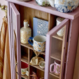 Hazem Wooden Cabinet - Pink