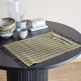 Mendo Bamboo Placemats Set of 4 - Beige