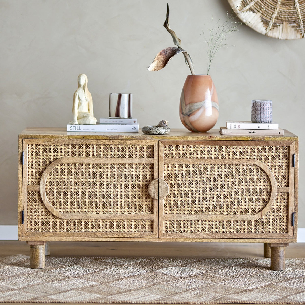 Pablo Wooden Cabinet - Beige