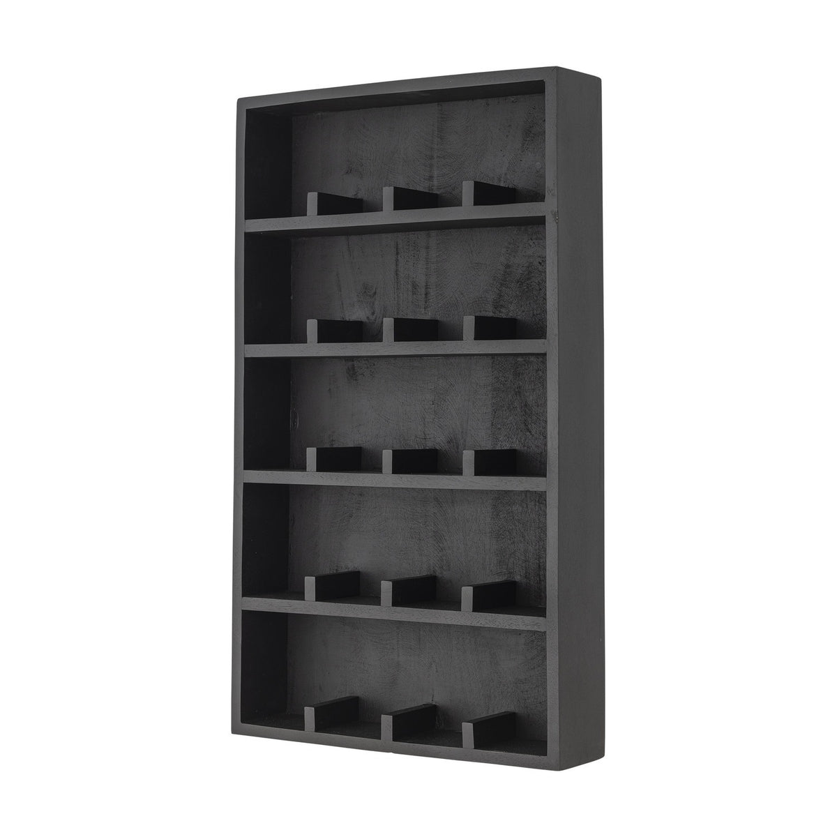 Thessa Wooden Wall Shelf - Black