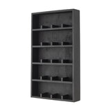 Thessa Wooden Wall Shelf - Black