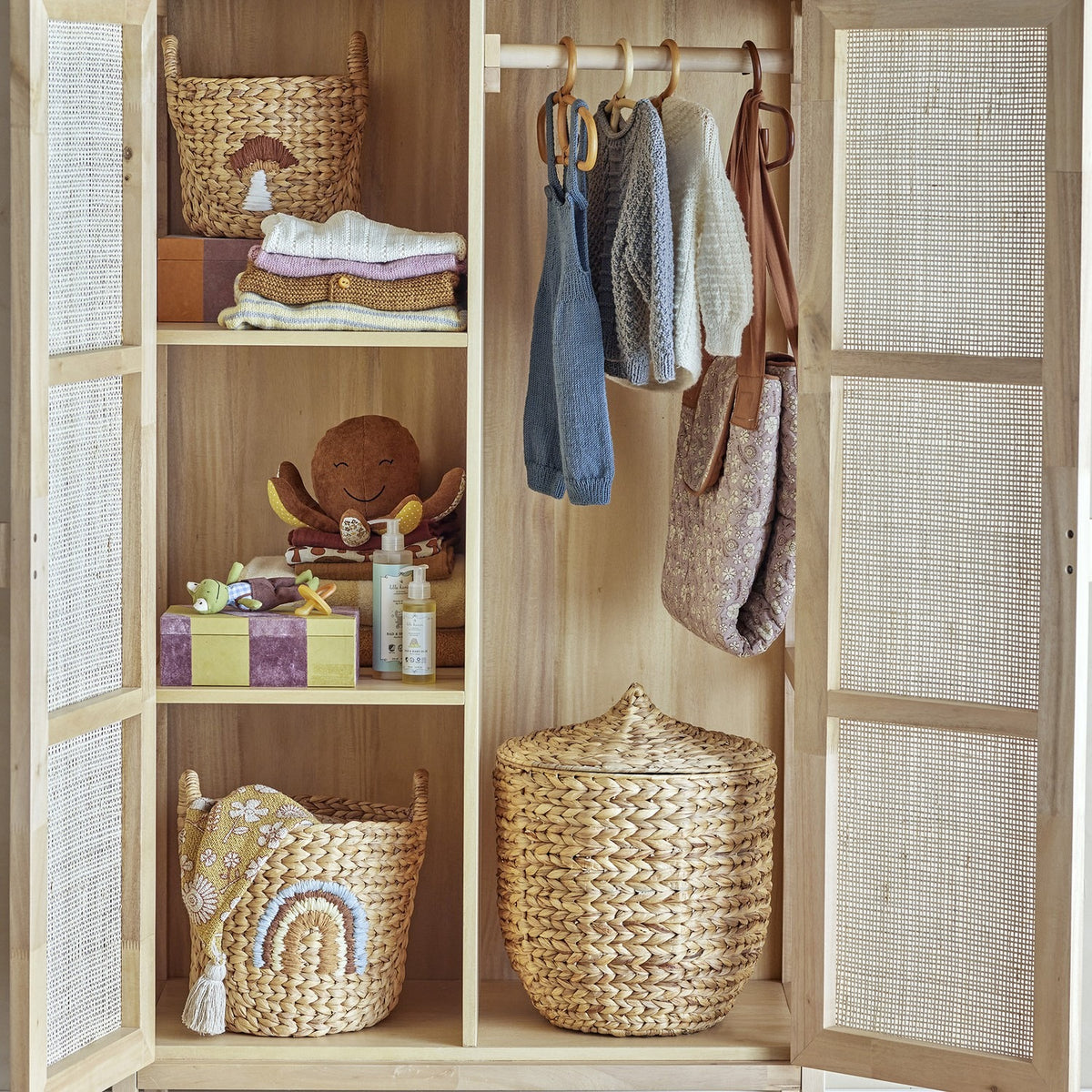 Marikka Wooden Cabinet - Beige